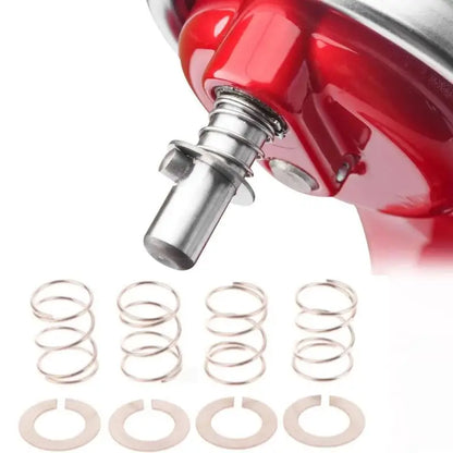 2 Set Stainless Steel Spring And Washer 4 Pack Compatible with Kitchenaid Stand Mixer 3.5/4/5/6/7/8Qt Kitchen Aid Mixers Accessories