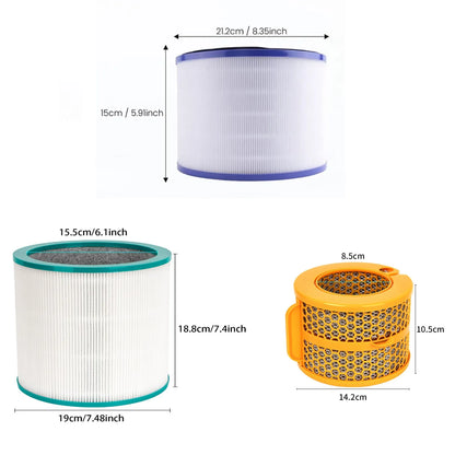Used for Dyson Air Filters HP01 HP02 DP01、TP01 TP02 AM11 BP01、PH01 PH3A、TP04 HP04 DP04、TP06 TP10 HP06 Air Purifier Humidifier