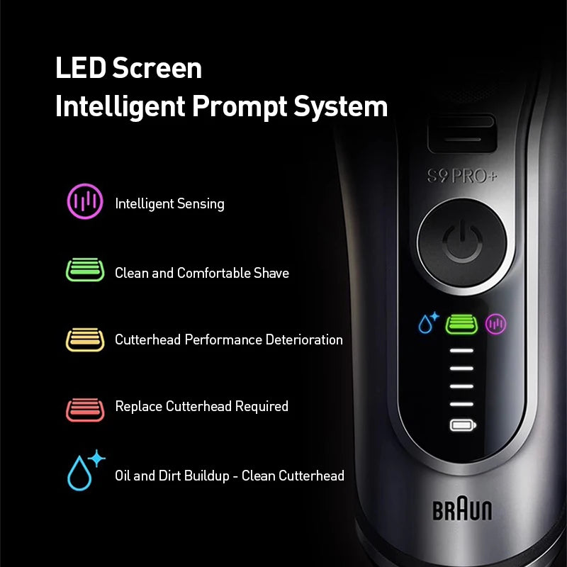 Braun 96M electric shaver Head Compatible with S9, S9Pro, S9Pro+,Lifespan: 18 months