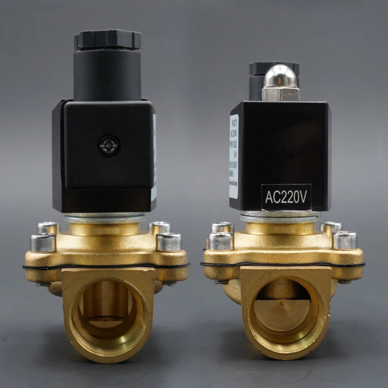 Solenoid Valve Water Valve Normally Close Brass Valves 220V12V24V Air Water Gas Diaphragm Valve 1/4" 3/8" 1/2" 3/4" 1" 2"