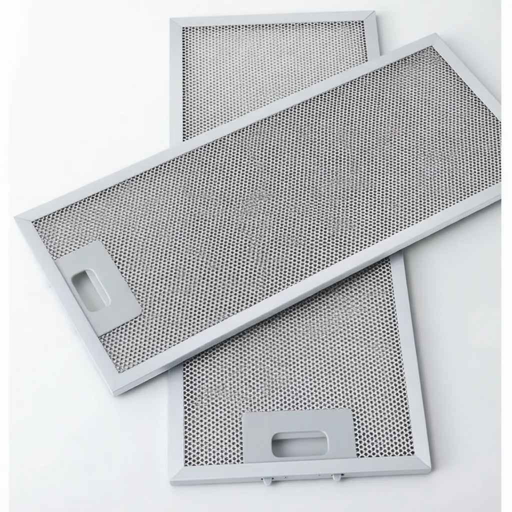Range Hood Grease Filter Aluminum Mesh Screen Kitchen Exhaust Fan Purifier Part Oil Trap Sheet Heat Resistant Net