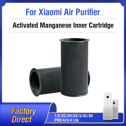 2-Year Lifespan Formaldehyde Removal Replacement Inner Filter For Xiaomi Filter Inner Activated Manganese Cartridge