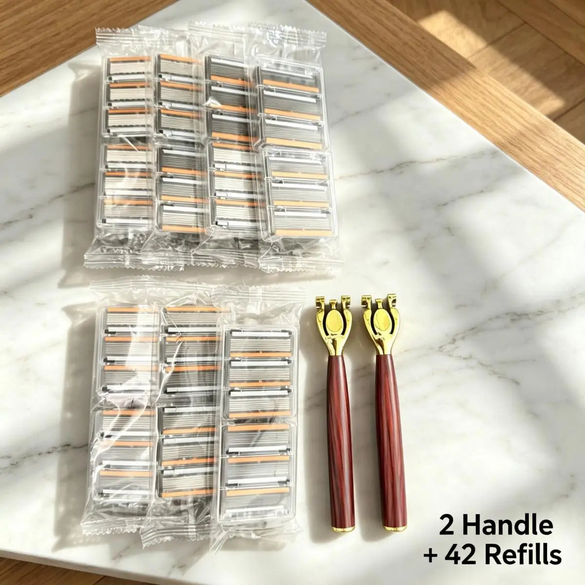Manual Razor with Six-Layer Blades