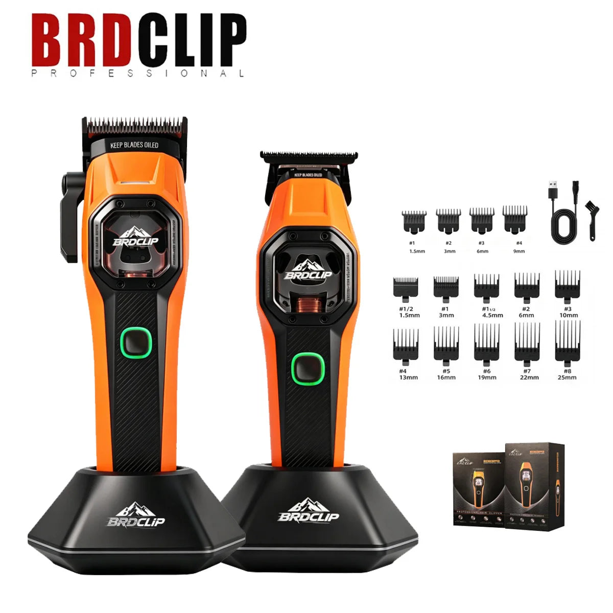 Cordless Hair Trimmer — BRD-2601 / BRD-2602 / BRD-2603 Options
