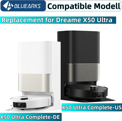 Dreame X50 Ultra / L50 Pro Ultra / S40 Enhanced Edition Vacuum Parts Main Roller Side Brush Hepa Filter Mop Cloth Dust Bag