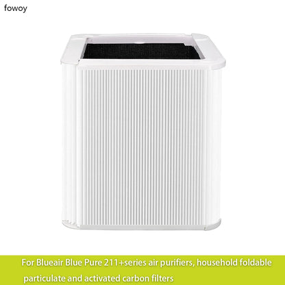 Filters for Blueair Blue Pure 211+ Series Air Purifiers, Household Foldable Particulate and Activated Carbon Filters