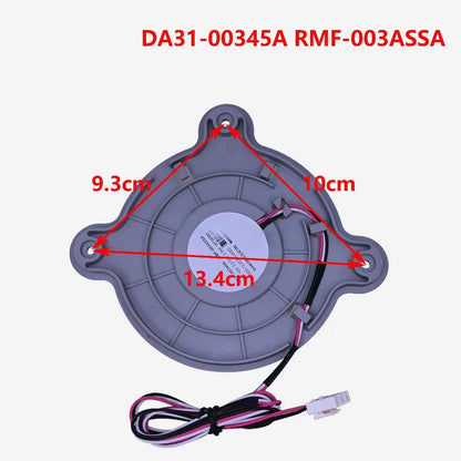 Replacement Refrigerator Fan Motor — DC12V Compatible with Samsung DA31-00345A / RMF-003ASSA
