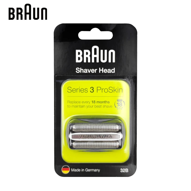 32B Replacement Shaver Head Compatible with Braun Series 3