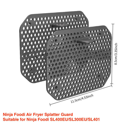 2Pcs/1Pcs Air Fryer Silicone Liners for Ninja SL400 SL401 Stack XL Basket Reusable Air Fryer Baking Tray Airfryer Accessories