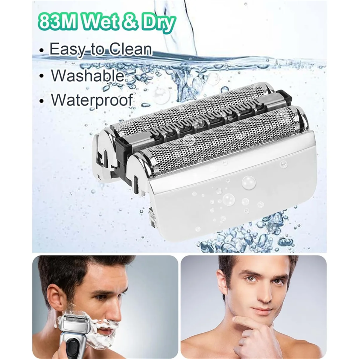 83M Replacement Shaver Head Compatible with Braun Series 8