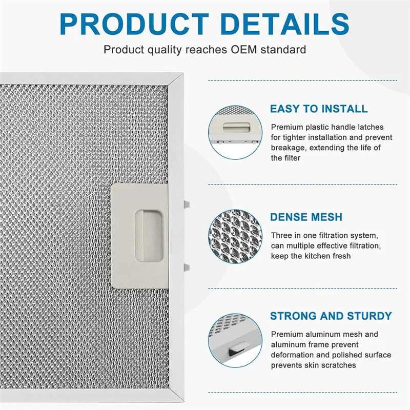 ABWM-Microwave Grease Filter Replaces W10875058 And W11245983, Hood Filter Filter Range Hood Accessories