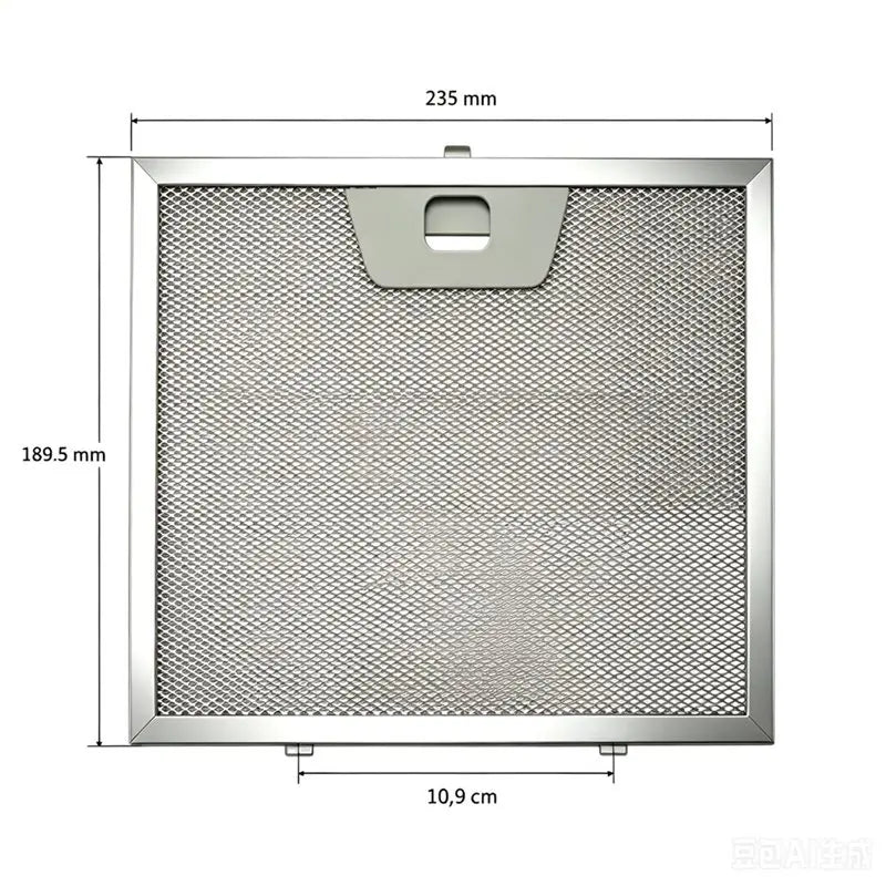 AT28-Range Hood Filter For Ufixt AEG Ariston Metal Grease Filter Range Hoods Aluminum Mesh Vent Filter 235Mm X 189Mm