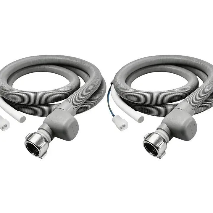 SPECIAL OFFER2X Aquastop Inlet Hose Dishwasher 1.85M, Water Hose For Dishwasher & Washing Machine With Water Stop, 3