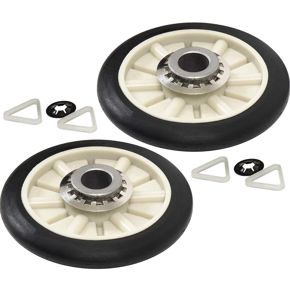 349241T Dryer Rear Drum Support Roller Kit Compatible with Kenmore & Compatible with Whirlpool Dryers 26000349241,337089,3389901,3397588