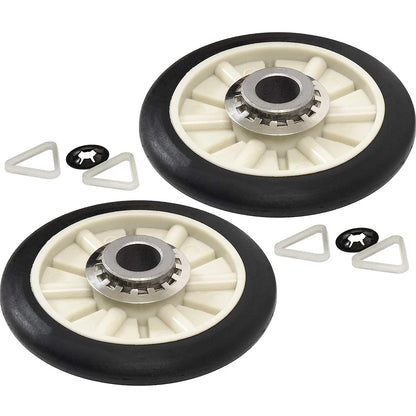 349241T Dryer Rear Drum Support Roller Kit Compatible with Kenmore & Compatible with Whirlpool Dryers 26000349241,337089,3389901,3397588