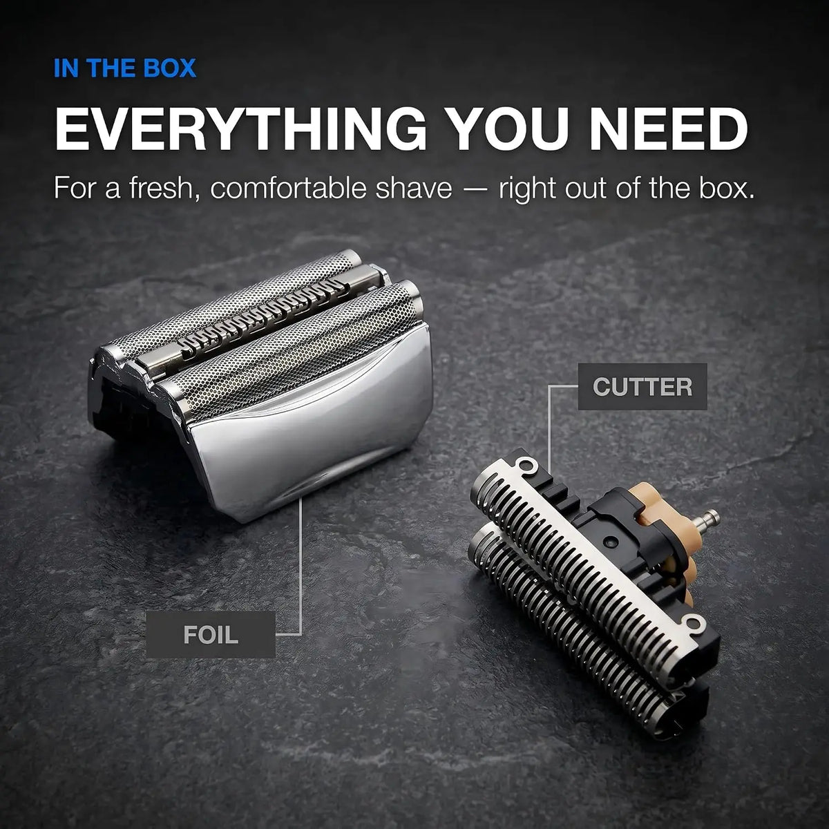51S Replacement Shaver Foil & Cutters Compatible with Braun Series 5