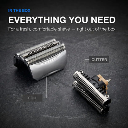 51S Replacement Shaver Foil & Cutters Compatible with Braun Series 5
