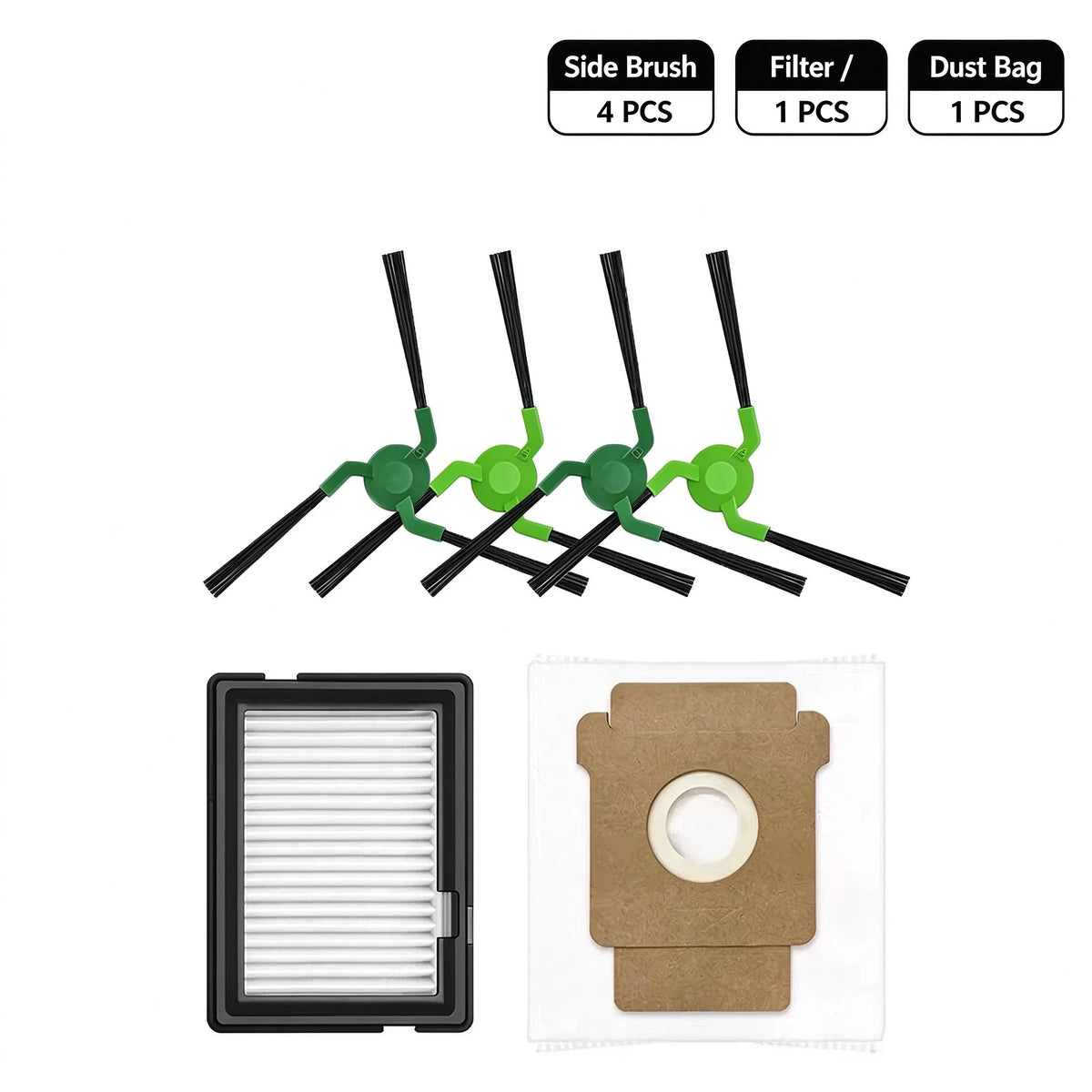 For iRobot Roomba Max 705 Combo 775 Combo 706 Combo 707 Combo Replacement Parts Side Brush Main Brush Filter Dust Bag Roller Mo