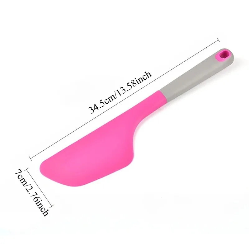 34cm Large Silicone Baking Spatula Non-Stick Cream Butter Spatula Heat Resistant Cookie Chocolate Pastry Scraper Kitchen Tools