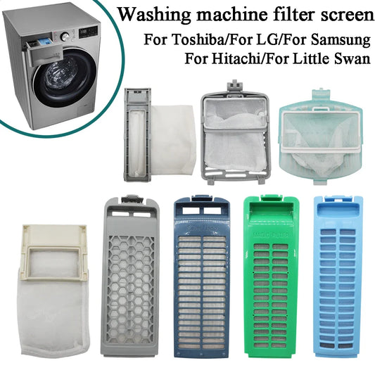 Washing Machine Filter Screen Filter Bag Box For LG Compatible with Samsung For Toshiba For Hitachi For Little Swan Washing Machine Parts