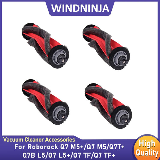 Compatible with Roborock Q7 M5+ Q7T+ Q7B L5 Q7 L5+ Q7 TF Q7 TF+ Robot Vacuum Accessories Main Brush Roller Brush Parts Replacement