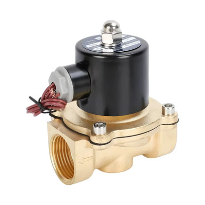 2W Small Solenoid Valves Water Valves Pneumatic Control Valves DN8/10/20/50 Normally Closed 12V 24V 220V 110V For Water Oil Air