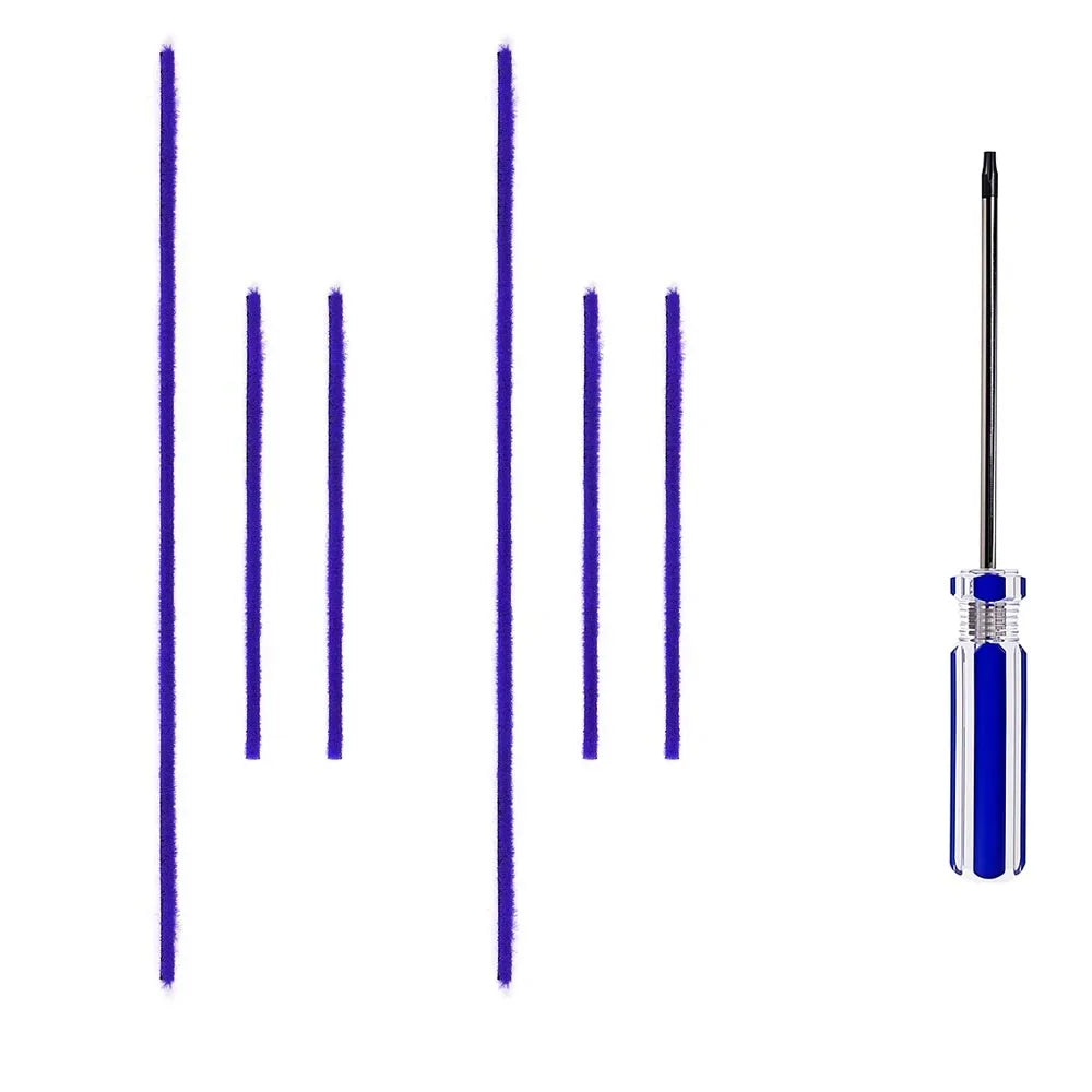 For Dyson V6 V7 V8 V10 V11 Vacuum Accessories Washable Household Floor Brush Roller Blue Hose Soft Velvet Strips
