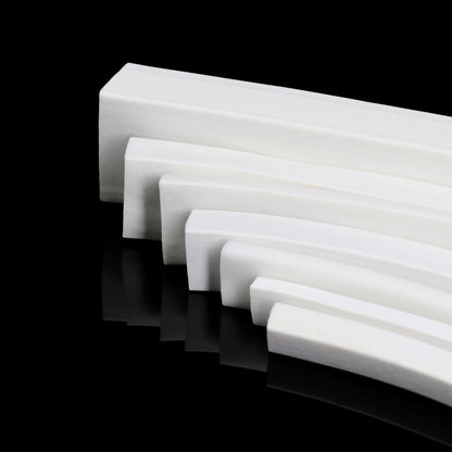 1–10M Silicone Sealing Strip White Square Trim Seal Gasket Silicon Rubber For Windows Doors Silicone Foaming Sponge Strips