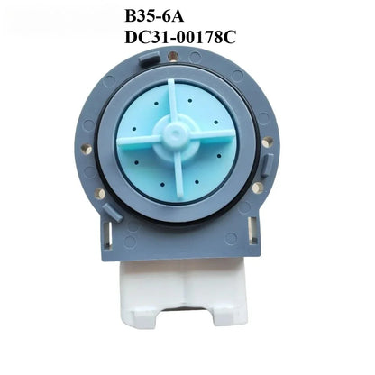 B35-6A DC31-00178C Drain Pump Motor Compatible with Samsung Washing Machine Washer Drainage Parts