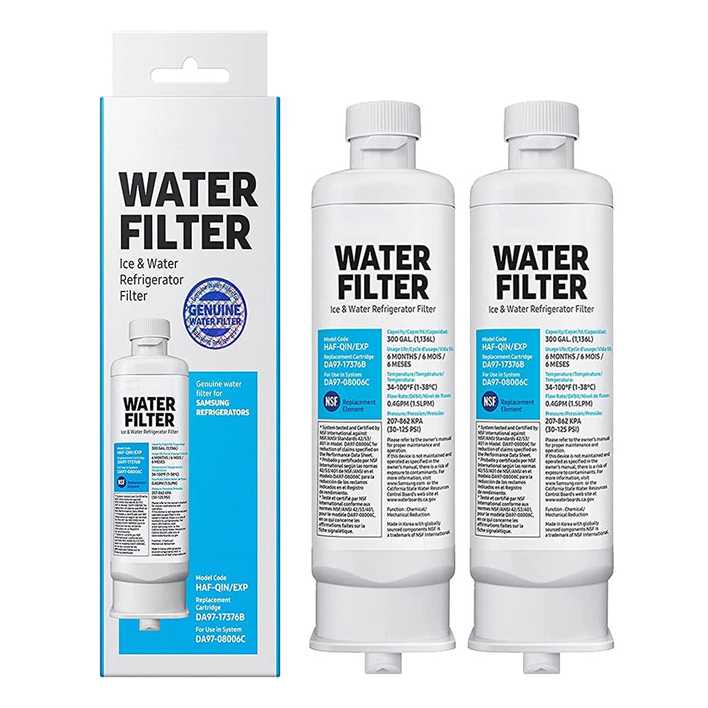 Replacement Refrigerator Water Filter — DA97-17376B / DA97-08006C / RF23M8070SG / RF23M8070SR Reference