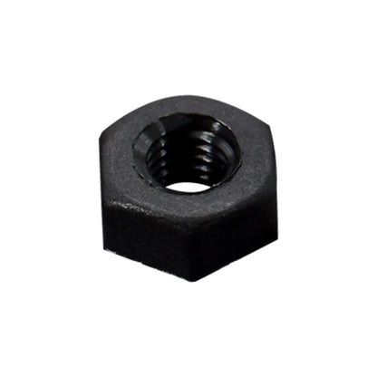White or Black Nylon Hex Nut Hexagon Plastic Nuts Metric Thread Suit For Screws Bolts 10-50pcs M2-M20 for Elctricity Insulation