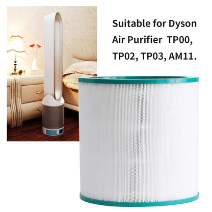 Replacement Filter for Dyson TP01 TP02 TP03 AM11 BP01 Air Purifier,Used for Dyson Fan Pure Cold Chain Tower Purifier 968126-03