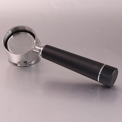 51mm 3-lug Bottomless Portafilter for HiBREW H10B/H11/H8A/H5 Espresso Machine Stainless Steel Coffee Handle Filter Tool