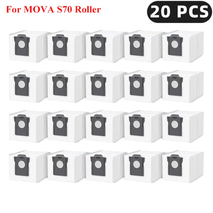 Accessories For ( MOVA S70 Roller / S70 Pro Roller / S70 Ultra Roller ) Spare Parts Main Side Brush Roller Mop Filter Dust Bag