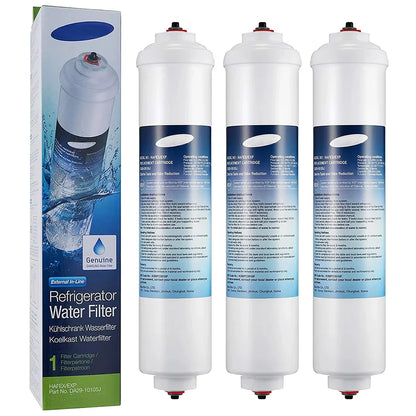 Inline Refrigerator Water Filter Compatible with Samsung / Whirlpool / GE 4378411RB / HAFEX / DA29-10105J / IC-100A