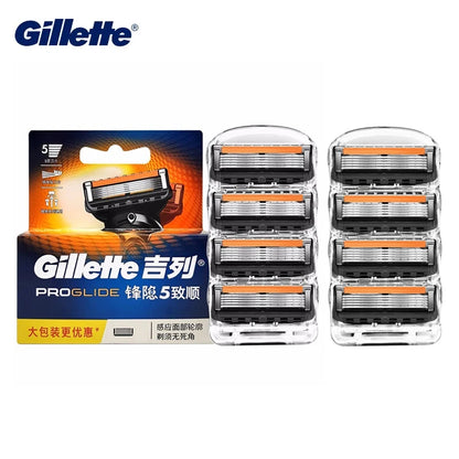Gillette Proglide Blade 5 Layers Manual Safty Razor Blades Brand Shave Facial Beard Shaver Blades Men's Shaving Machine