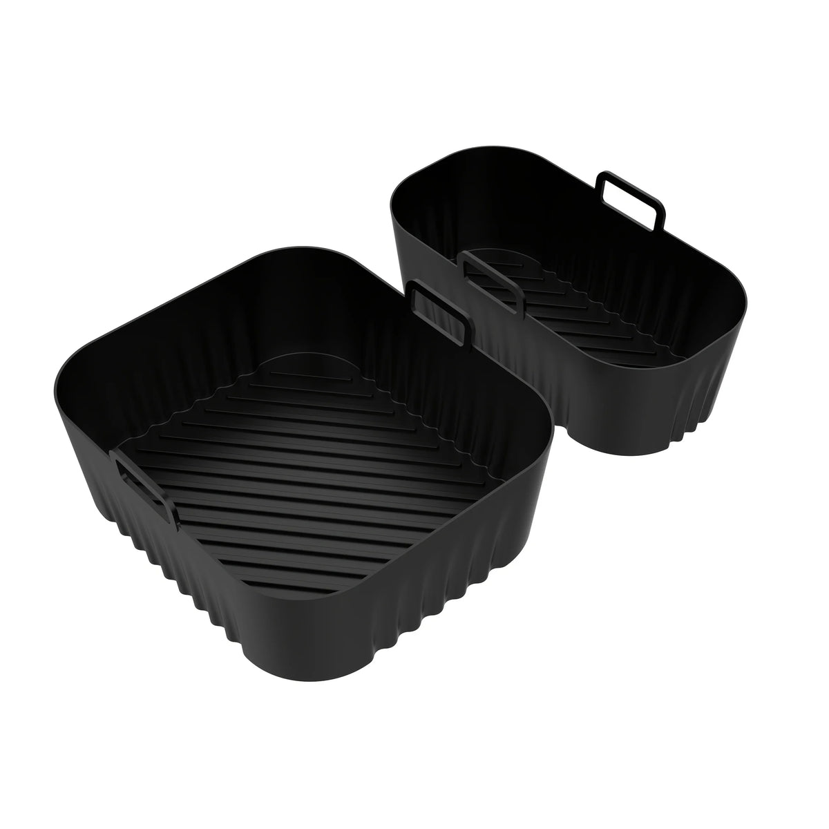 2pcs Silicone Baking Trays for Air Fryer Compatible with Philips-Na350-3000 Size Silicone Baking Tray Modelswith Non-Stick Surface