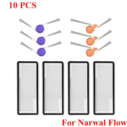 Replacement For Narwal Flow Vacuum Accessories Main Roller Side Brush Hepa Filter Mop Cloth Pads Dust Bag Spare Part