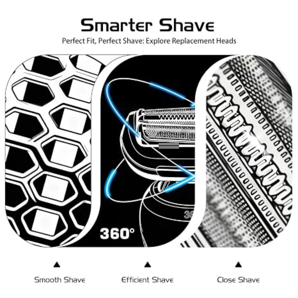73S Replacement Shaver Head Compatible with Braun Series 7 — 1 / 2 Pack