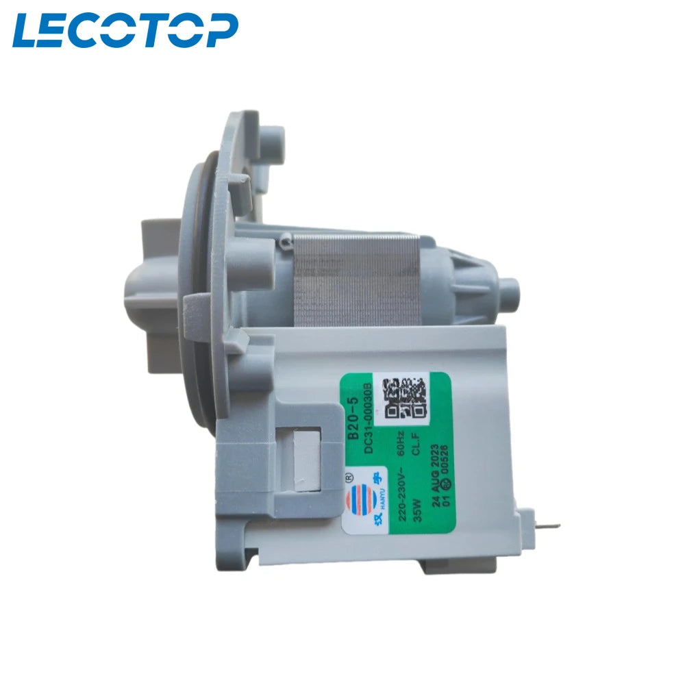 B20-5 DC31-00030B 220V 60Hz 35W Drain Pump Motor Compatible with Samsung Washing Machine Washer Drainage Replacement Parts