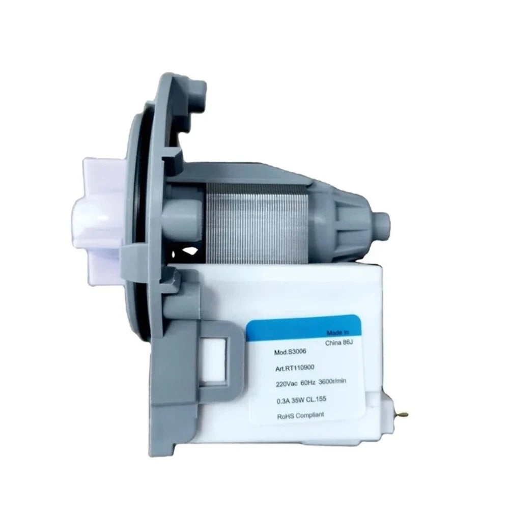 For Washing Machine Drain Pump Motor S3006 EAU61383501 220V 60Hz 35W Washer Drainage Replacement Parts