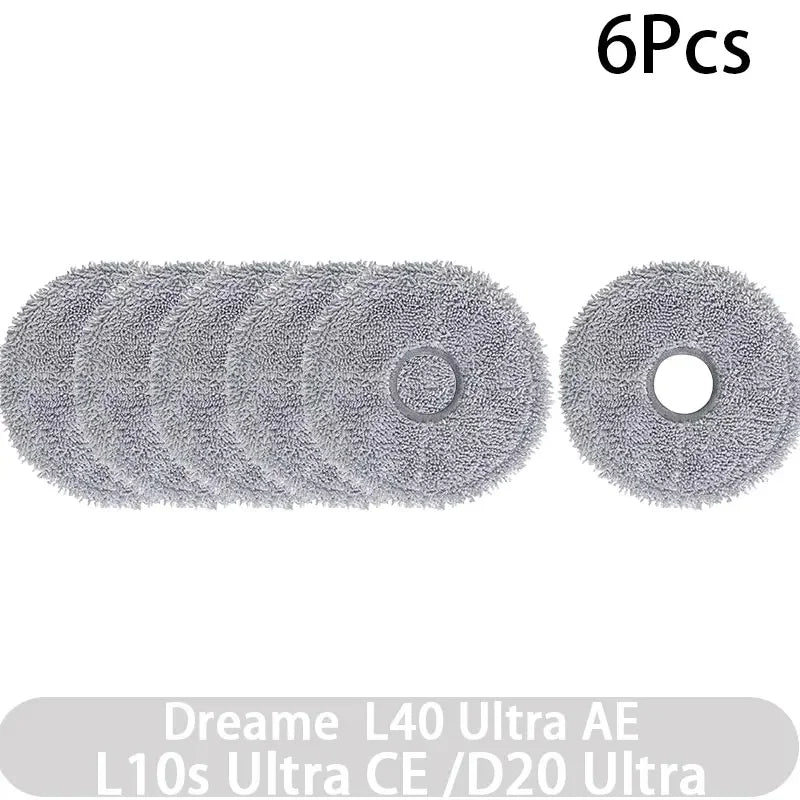 For Dreame L40 AE/L10s CE/D20 Vacuum Cleaner Accessories Main Brush Edge Brush Cloth Dust Bag Filter Screen