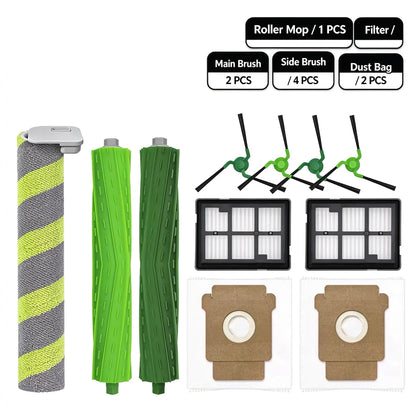 For iRobot Roomba Max 705 Combo 775 Combo 706 Combo 707 Combo Replacement Parts Side Brush Main Brush Filter Dust Bag Roller Mo