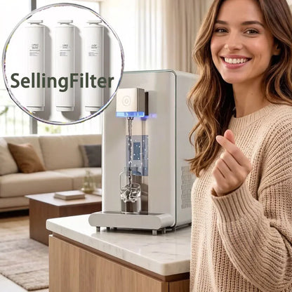 Water Purifier Replace FilterCompatible Models,FOR MELISSANI M1,KLARSTEIN AQUAFINA 6L,3-Piece Filter Cartridge Set PAC/RO/CF