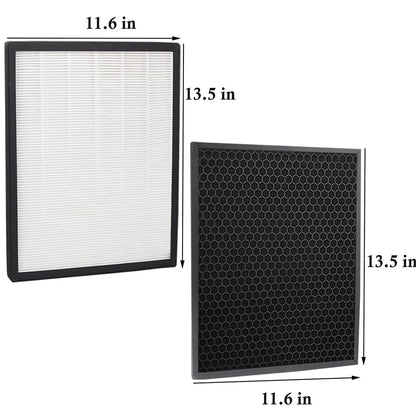 LV-PUR131 Replacement & Activated Carbon Filter for LEVOIT LV-PUR131/LV-PUR131-RF/LV-PUR131S Air Purifier Accessories