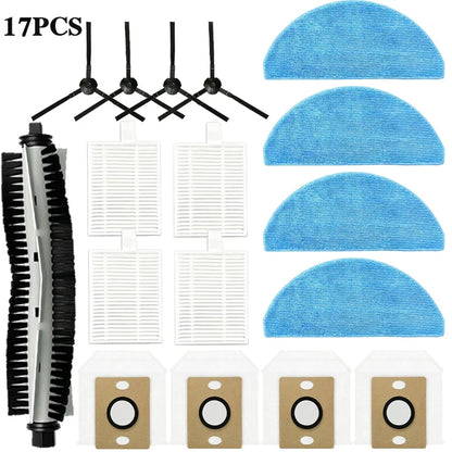 For ILife A30 Pro Robot Vacuum Cleaner Accessories Main Roller Side Brush Hepa Filter Mop Cloth Dust Bag Parts Replacement