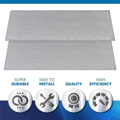 A23Q-For Broan PM390 PM250 Range Hood Grease Filters Range Hood Vent Replacement Parts Grease Filter Screens