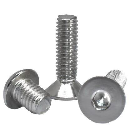 8-300pcs 304 Stainless Steel Allen Screws Round Head Bolt Countersunk Head Bolts Hex Socket Screws M2 M2.5 M3 M4