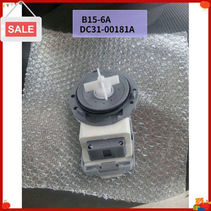 B15‑6A DC31‑00181A Drain Pump Motor, Washing Machine Repair Accessory Compatible with Samsung
