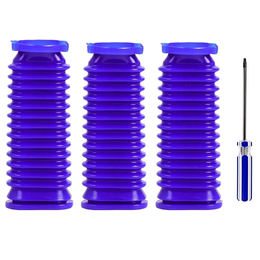 For Dyson V6 V7 V8 V10 V11 Vacuum Accessories Washable Household Floor Brush Roller Blue Hose Soft Velvet Strips